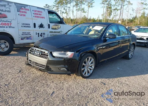 2013 Audi A4 2.0T Premium from USA, damaged, VIN WAUFFAFL0DA053813